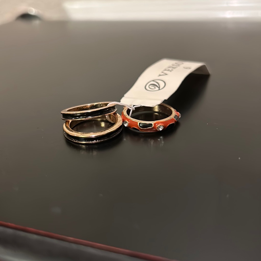 Size 6 Bundle Of 3 Rings By Versona Nwt